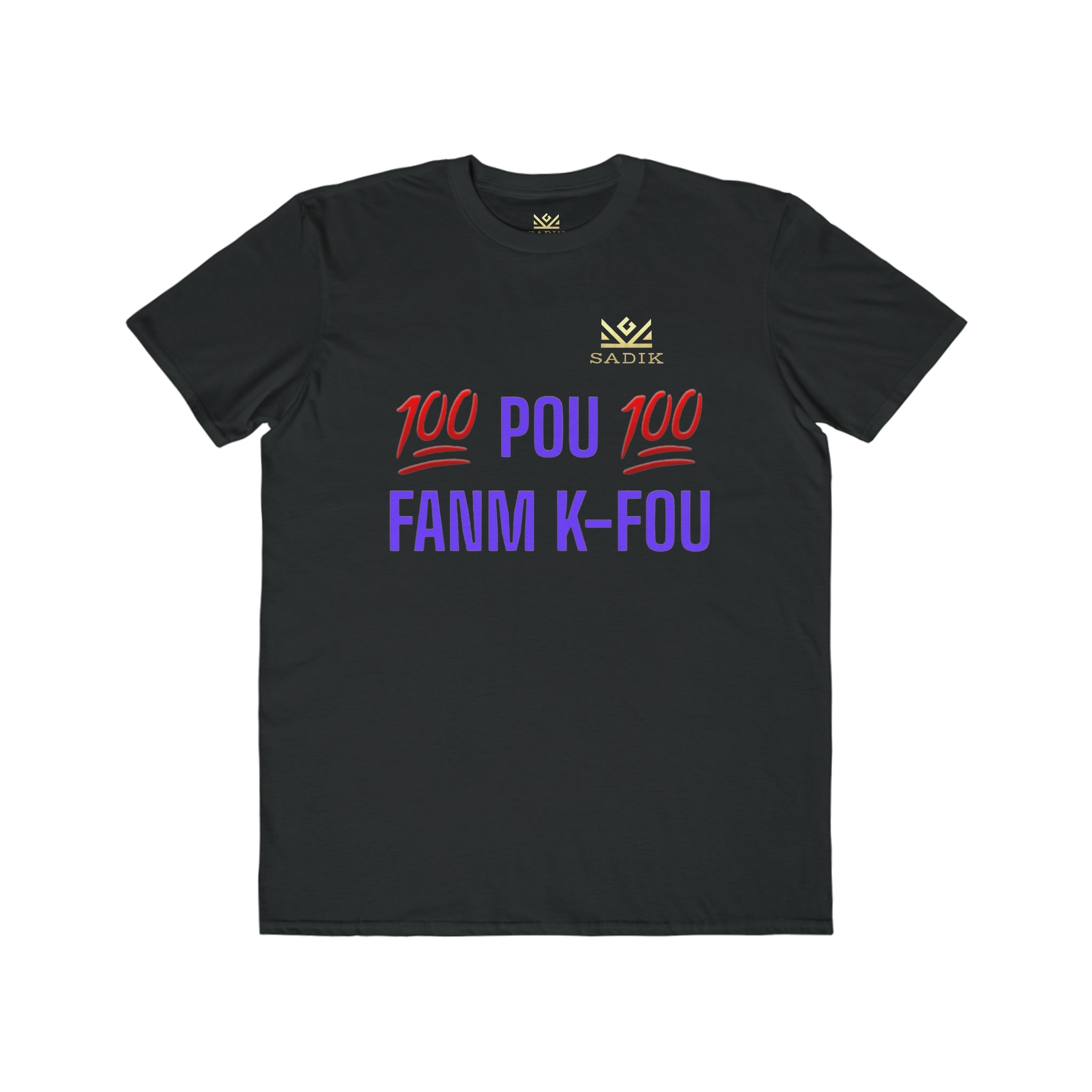💯 Pou 💯 N-K Sadik Men's Lightweight Fashion Tee